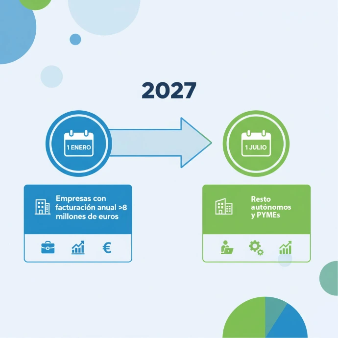 Fecha entrada en vigor Verifactu